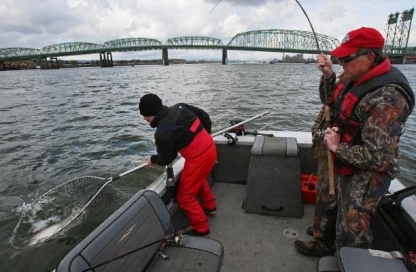 Spring Chinook fishing