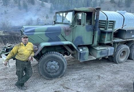 A 2.5-ton military surplus vehicle. 