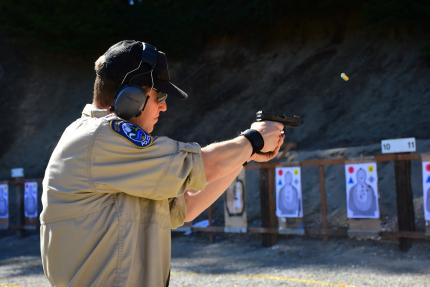 WDFW police firearms training