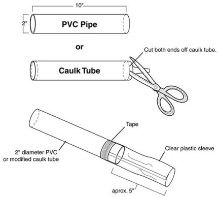 Some areas have lengthy crevices used by bats. Multiple exclusion tubes will need to be placed every few feet along the length of each crevice; spaces between the tubes should be closed with heavyweight netting or other material. The same procedure can be used in lengthy crevices created where flashing has pulled away from a wall.