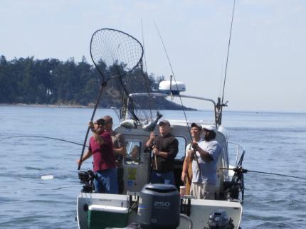 Fishing charter near Deception Pass in 2012