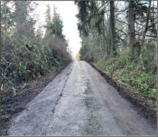 A cleared road