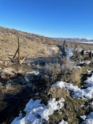 A repaired segment of fence