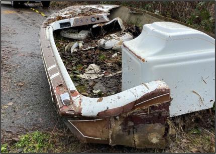 An abandoned boat