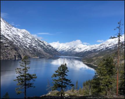 A scenic shot of Lake Chelan.