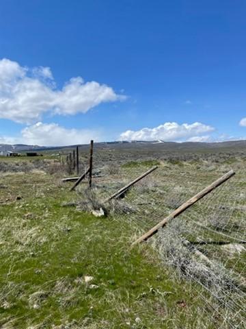 A damaged fence.