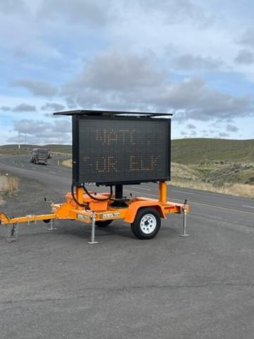 A traffic sign that reads 'Watch for Elk.'