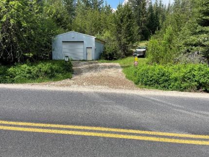 Fresh gravel coming off a road