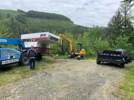 Lands Access Program partnering with Sierra Pacific Industries for garbage removal.