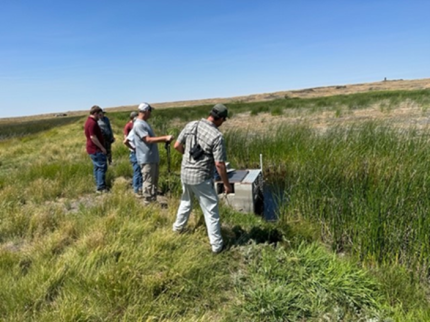 BLM/DU Wetland Project site tour