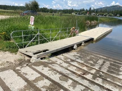 Loon Lake Dock Repair.