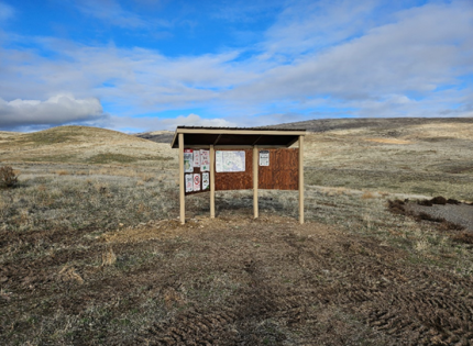 Completed kiosk.