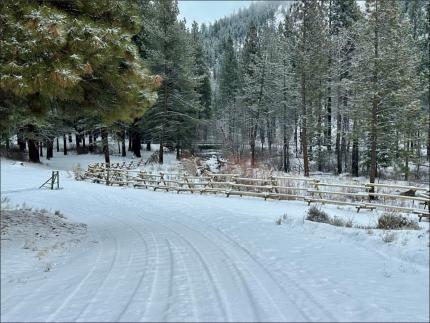 Methow Wildlife Area. This buck and rail fencing was recently constructed and installed by WCC along Beaver Creek. 