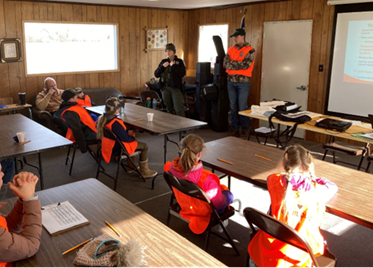 A classroom full of kids